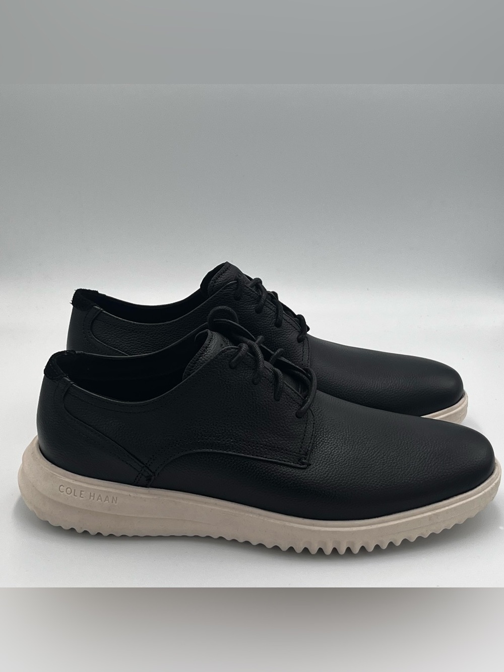 Cole Haan Grand Leather Lace-Up Oxford Shoes Black Men’s 8.5 M